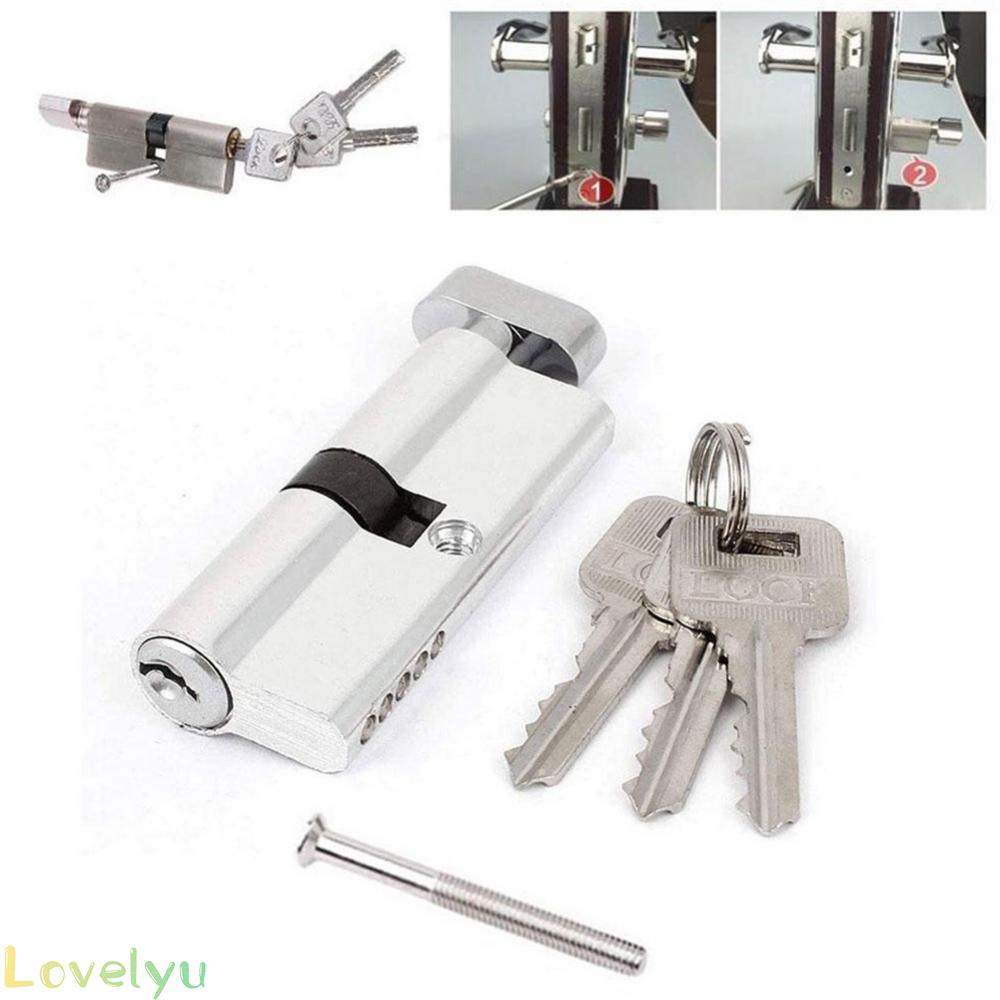 ⭐2023 ⭐Lock Cylinder Multi-way Lock Silver Thumb Turn Aluminum Barrel Door Lock
