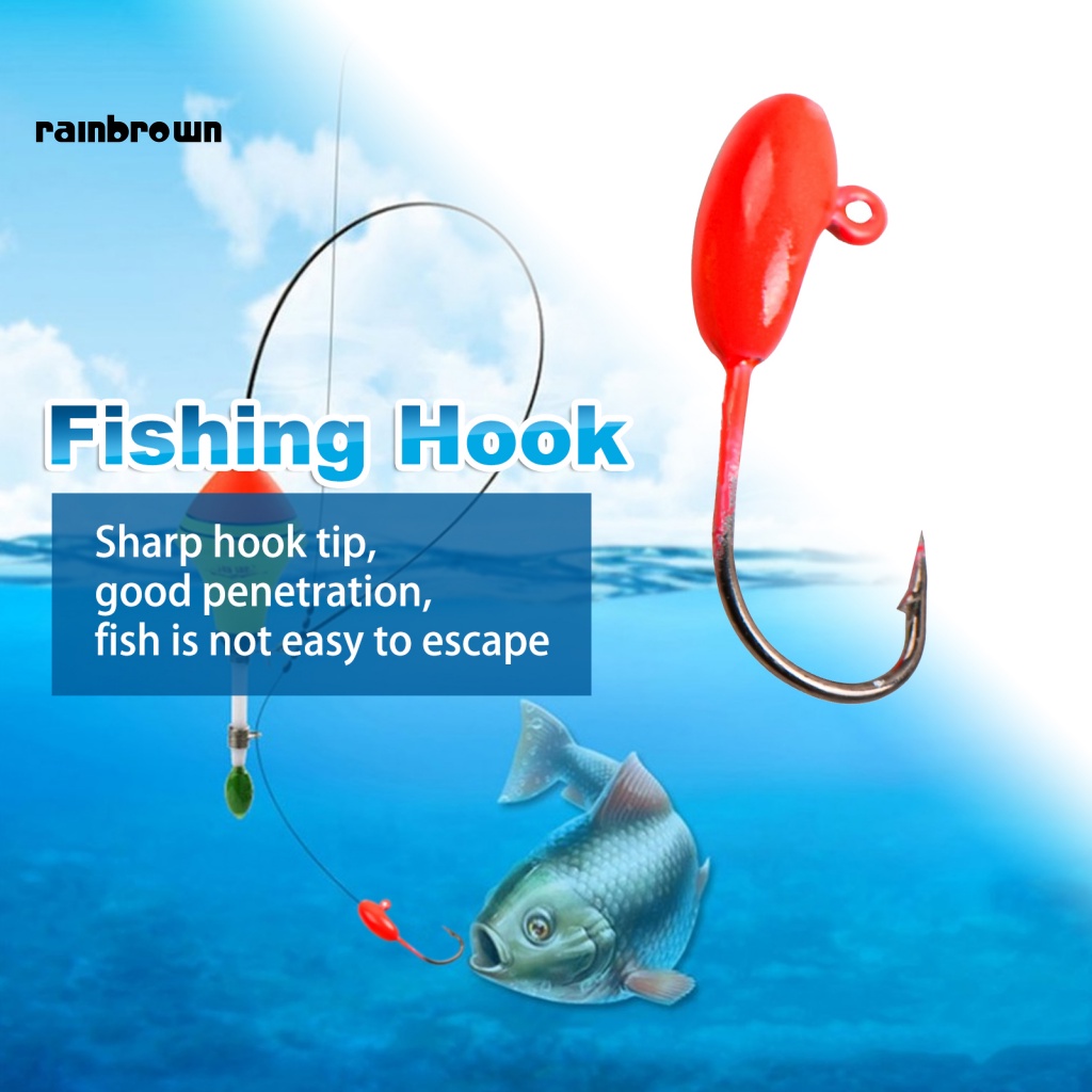 Bộ 10 Móc Câu Cá Bằng Thép Carbon 1.5g 2.4cm