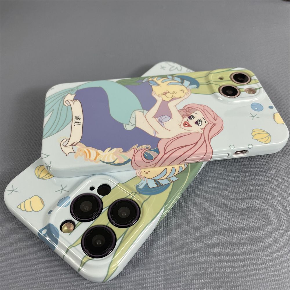 Ốp Điện Thoại Cứng In Hoạt Hình Nàng Tiên Cá Cho Iphone 12 1113 Xr Xsmax 14 50BC