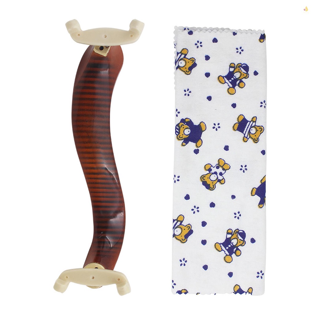 Đệm Vai Bằng Gỗ Phong Cho Đàn Violin 3 / 4 4 / 4 Kèm Vải Lau Chùi