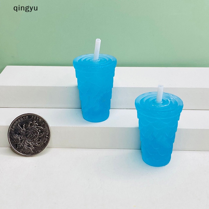 Bộ 2 Ống Hút Starbucks Bằng Resin Dạ Quang DIY Trang Trí Điện Thoại Chìa Khóa