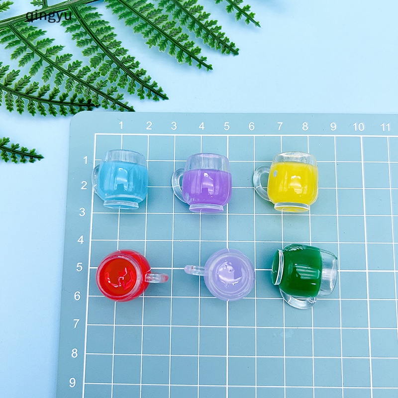 Qingyu Bộ 5 Cốc Nhỏ Dạ Quang Nhiều Màu Trang Trí Phong Cảnh