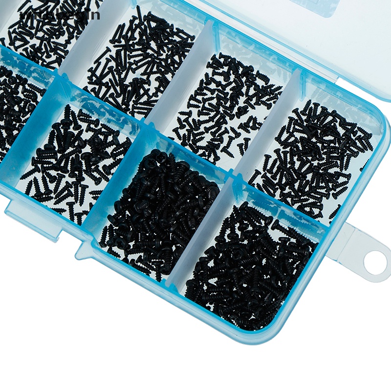 Set 1000 Ốc Vít Đầu Tròn micro M1 M1.2 M1.4 M1.7 mix PA Chuyên Dụng