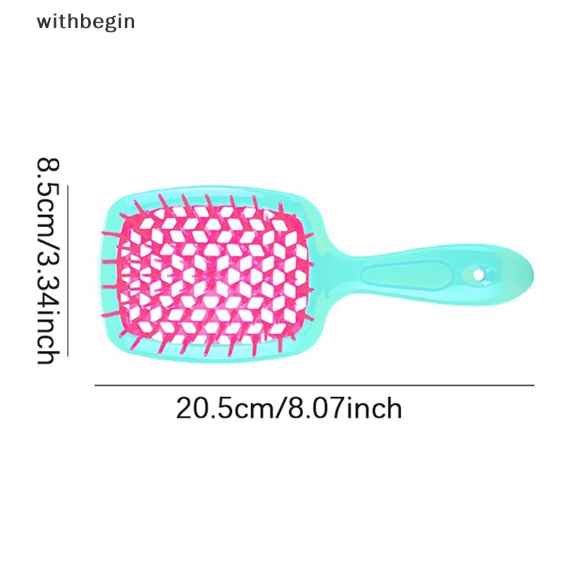 Lược Đệm Khí Răng Thưa Giúp Mát Xa Da Đầu Và Tóc Khô