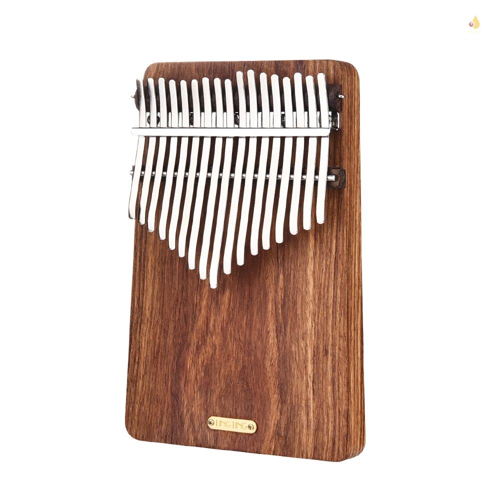 Đàn Kalimba Mbira Sanza 17 Phím K17P Bằng Gỗ Trơn Kèm Hộp Đựng Tiện Lợi