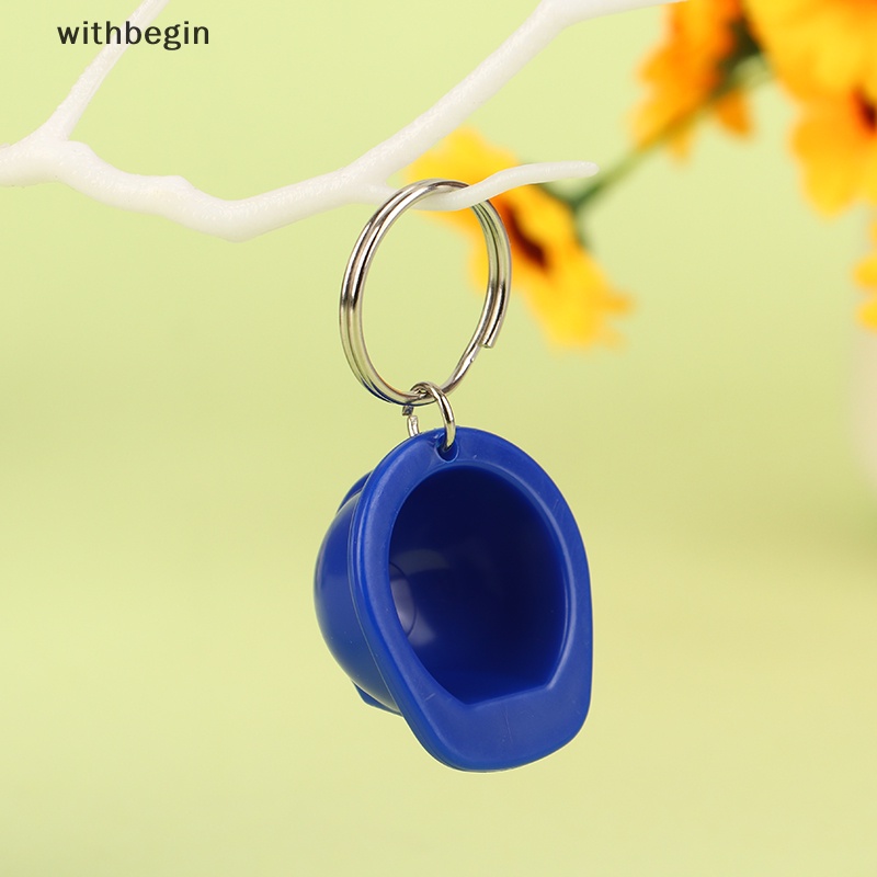 Móc Khóa Hình Nón Bảo Hiểm Cứng Sáng Tạo An Toàn Dành Cho Nam Và Nữ