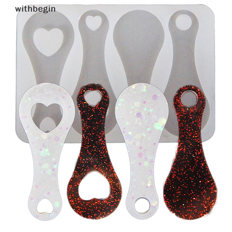 Khuôn Silicone Làm Móc Khóa / Mặt Dây Chuyền Hình Xe Đẩy Mua Sắm DIY