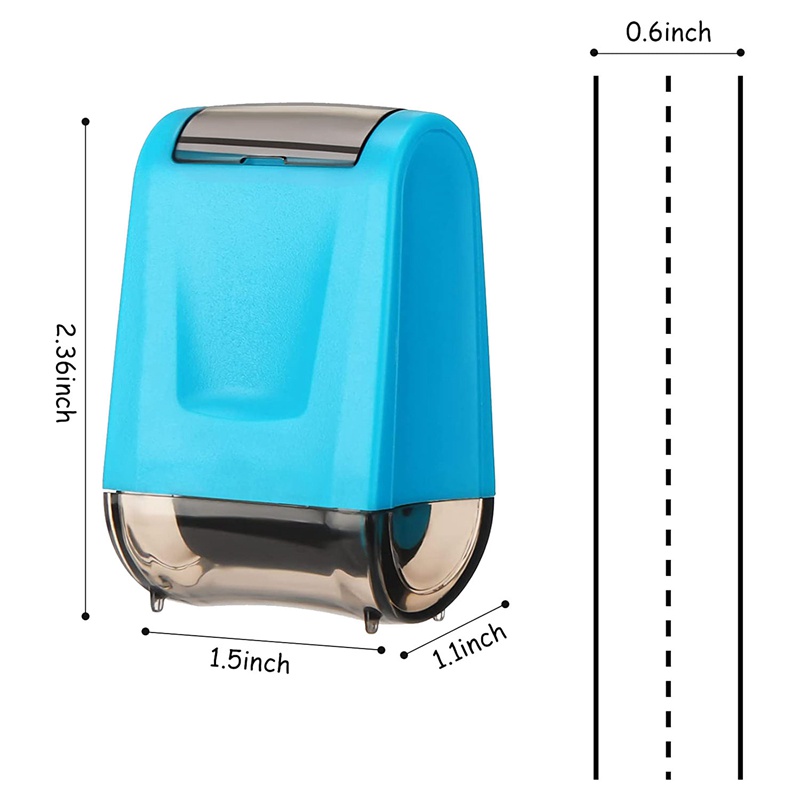 Bộ 3 Con Dấu Lăn Bằng Nhựa Tự In Tem Dành Cho Giáo Viên