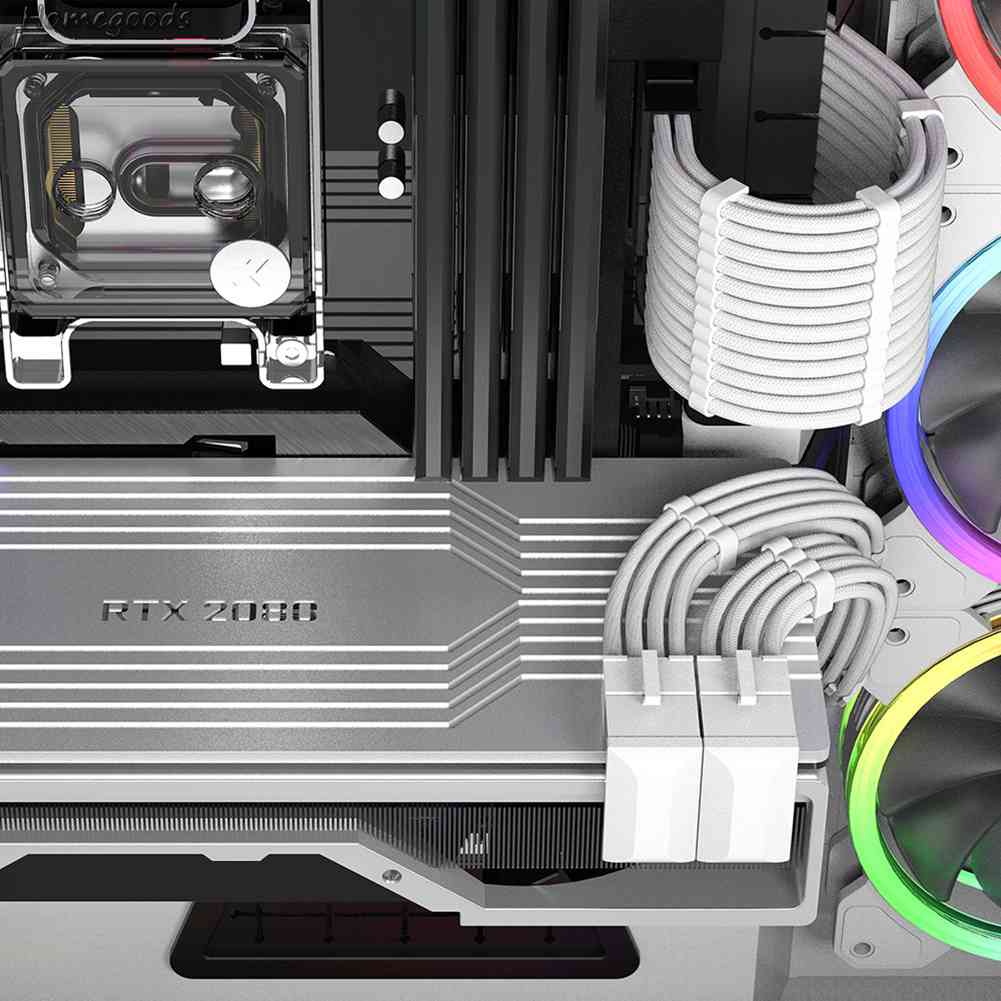 Đầu Nối Thẻ Đồ Họa 8 Pin Female Sang Male 8 Pin 180 Độ 2023-New ATX