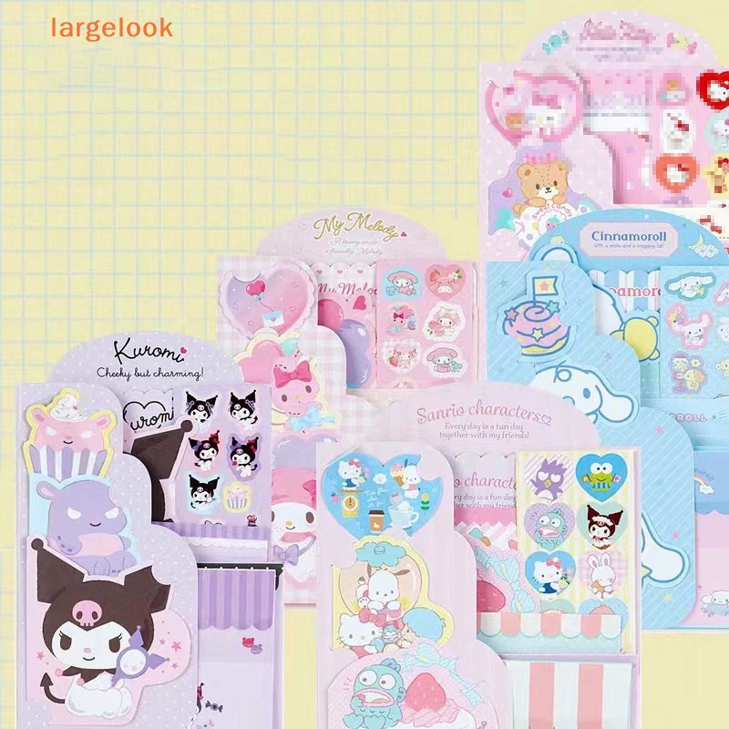 Sổ Tay Ghi Chú Họa Tiết Hoạt Hình Hello Kitty Kuromi Đáng Yêu