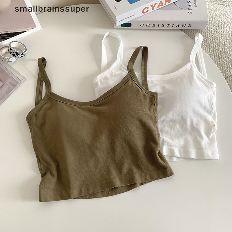 Áo Croptop Dệt Kim Hở Lưng Có Mút Nâng Ngực Quyến Rũ Cho Nữ SBS