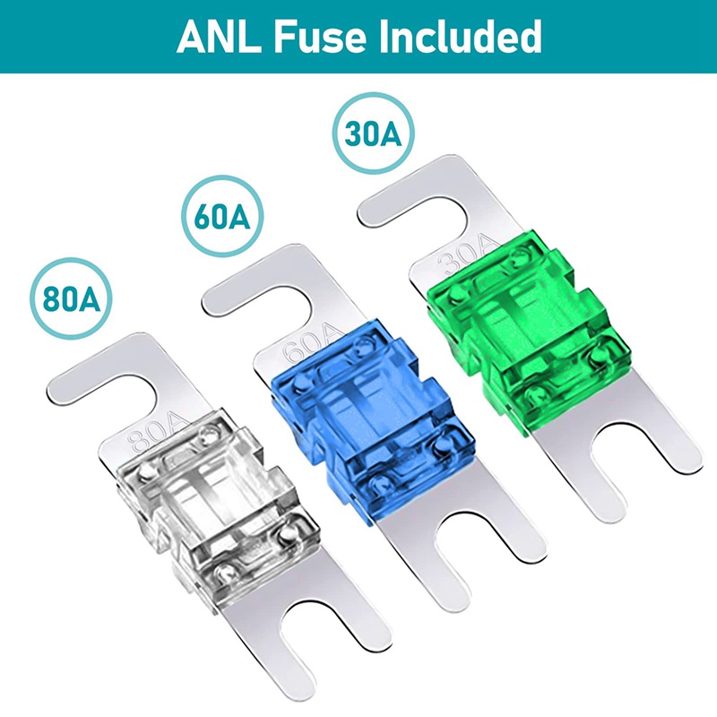 1 Bộ Phân Phối Nguồn Cầu Chì 4 Chiều MIDI Cho Ô Tô / Tàu Thuyền UTV
