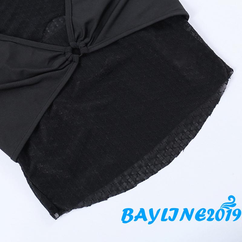Áo Croptop Sát Nách Cổ Tròn Nhún Bèo Phong Cách Đường Phố Dự Tiệc Cỡ S-M-L