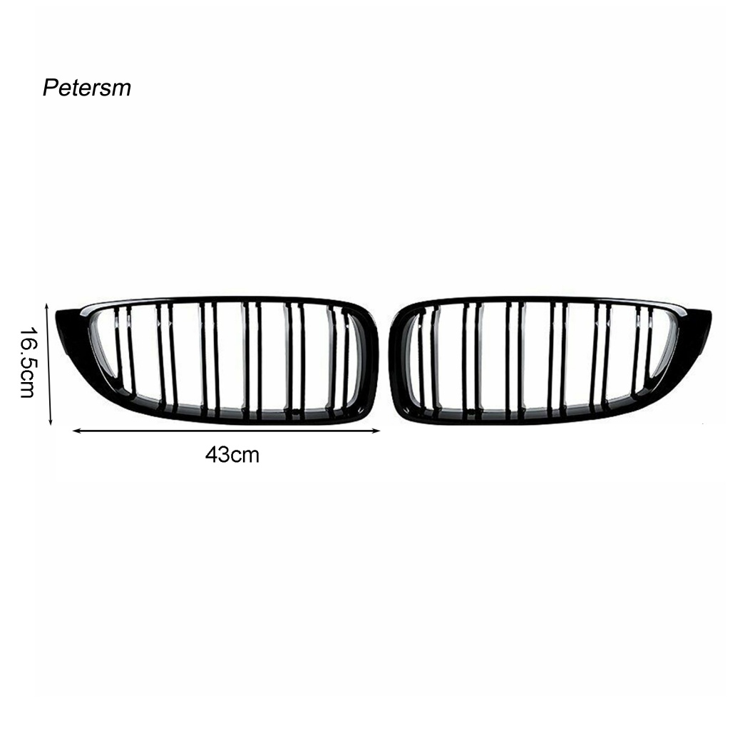 1 CặP LướI TảN NhiệT MàU Đen GắN Mui Xe Hơi 51137294813 51137294814 51137294815 Ốp Bảo Vệ Chìa Khóa Xe Hơi BMW 4 Series F32 2014-2016