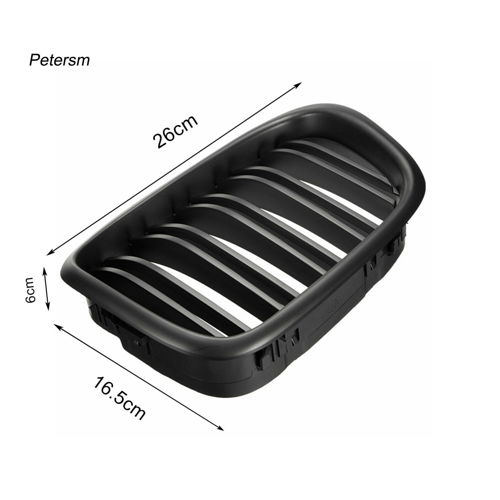 Set 2 Tấm Chắn Bùn Màu Đen Cho Mui Xe Ô Tô 51137005837/51137005838 Phụ Kiện Chuyên Dụng Cho Xe BMW 5 Series E39 99-03