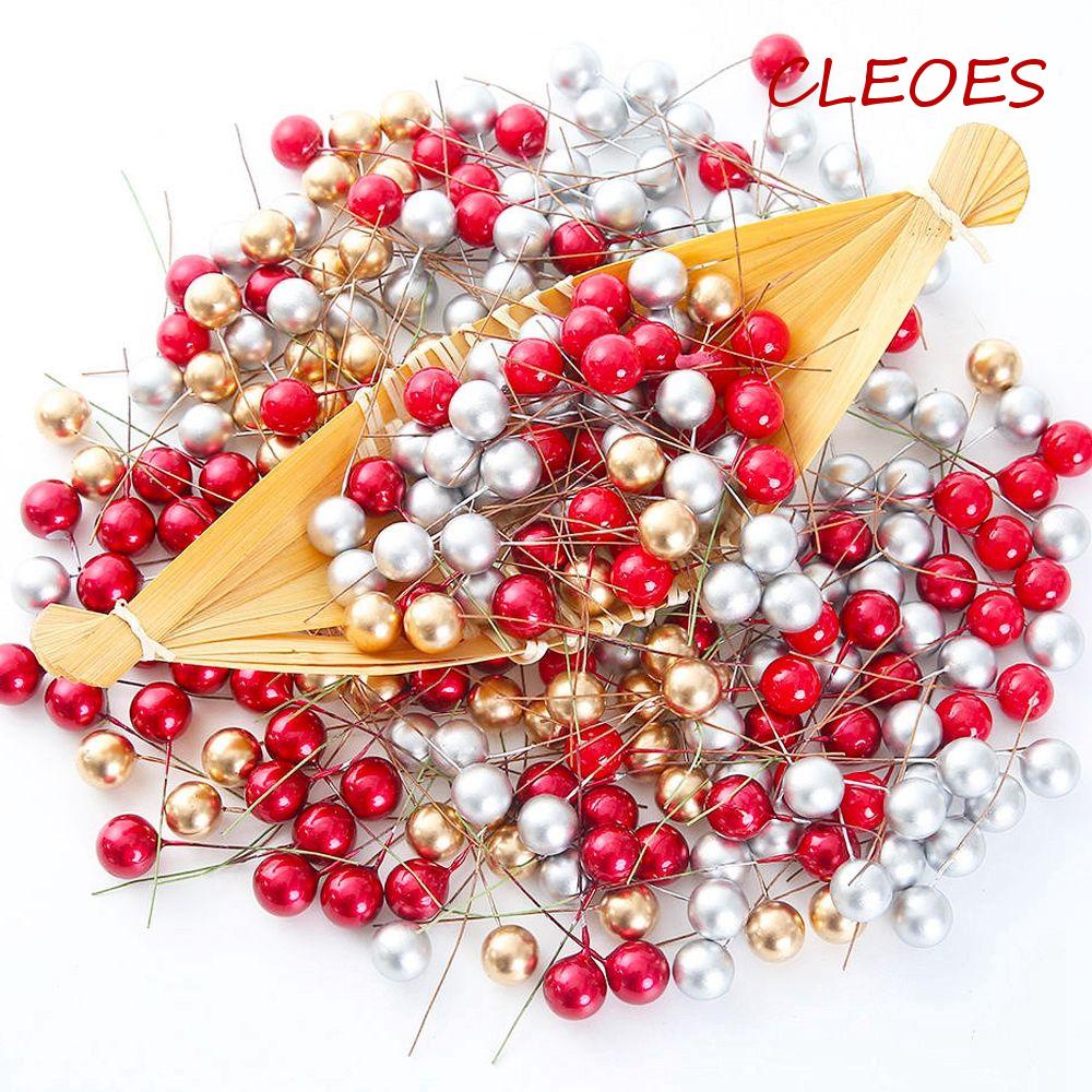 Bó Hoa Giả Mini Bằng Nhựa Dùng Trang Trí Tiệc Cưới / Giáng Sinh