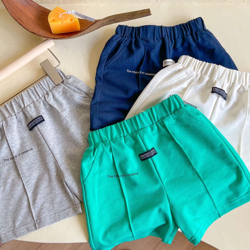 Quần Short Thể Thao Bằng Cotton Nguyên Chất Thoáng Khí Phong Cách Nhật Bản Thời Trang Mùa Hè Hàng Mới Dành Cho Bé Trai Gái