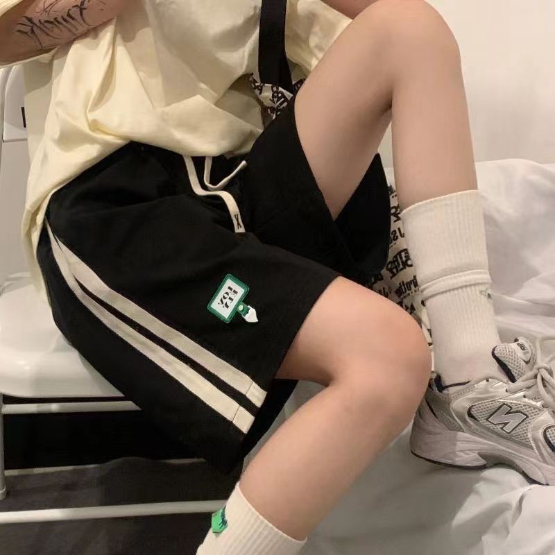 Quần Short Thể Thao Nữ Dáng Rộng Phong Cách Hàn Quốc Mới