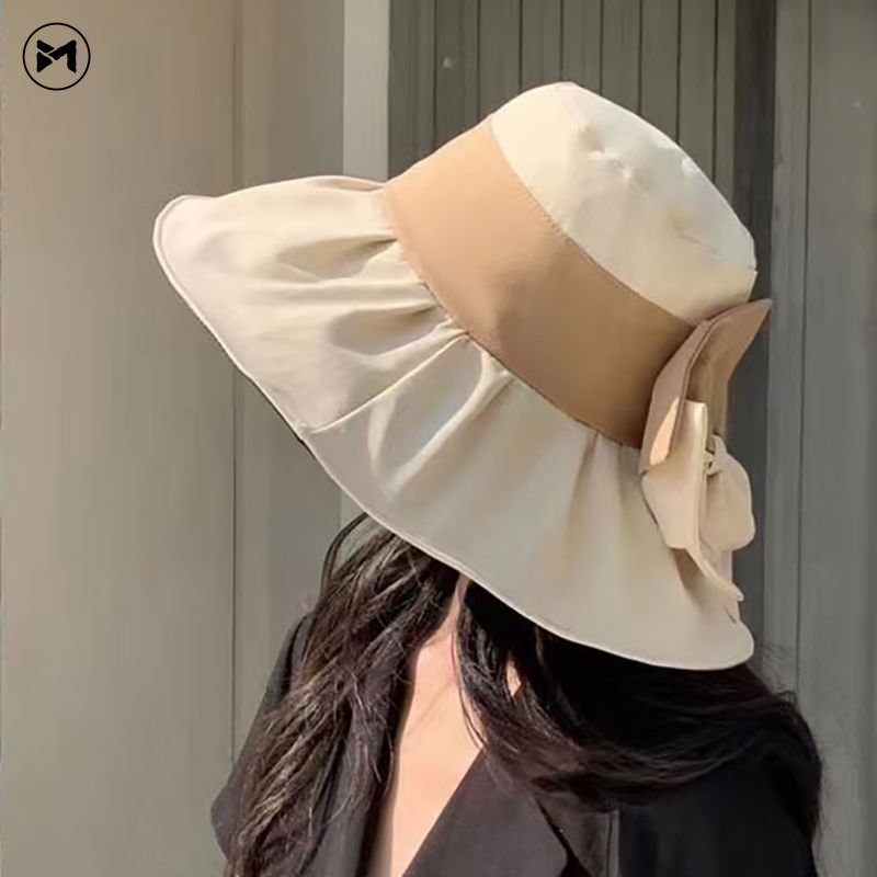 Nón Tai Bèo Rộng Vành Chống Nắng Tia UV Màu Đen Thời Trang Mới 2023 Cho Nữ