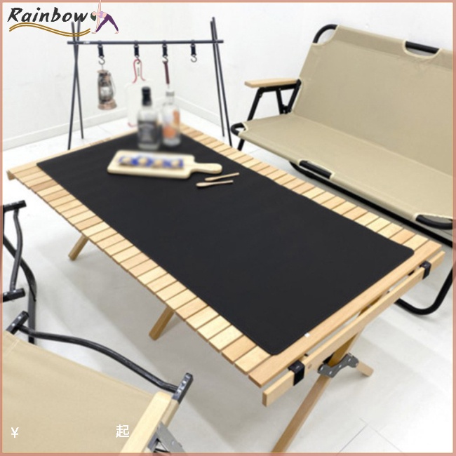 Thảm Da Pu Lót Bàn Ăn Chống Thấm Nước / Dầu Có Thể Giặt Sạch Tiện Dụng Mang Theo Du Lịch Cắm Trại