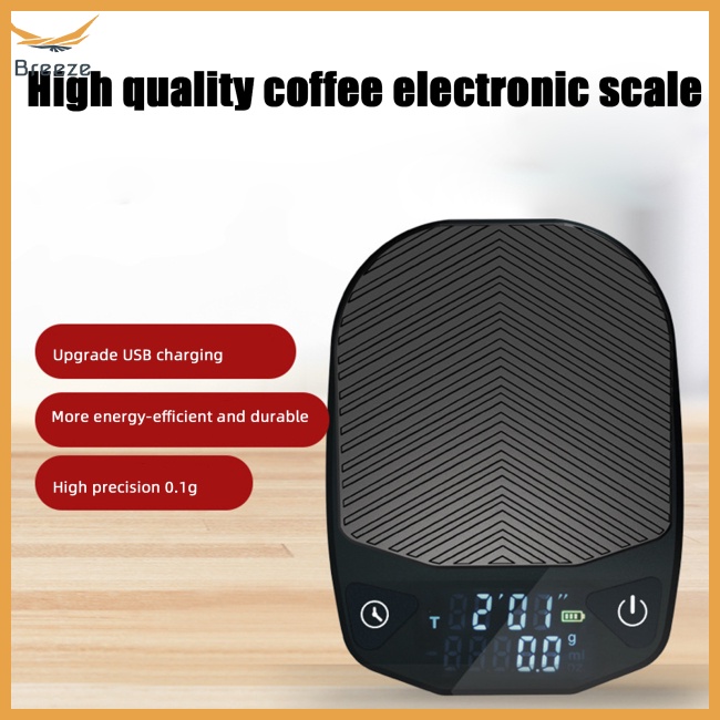 Cân Điện Tử Pha Cà Phê Espresso 3 Chế Độ Chính Xác Cao Kèm Đồng Hồ Hẹn Giờ