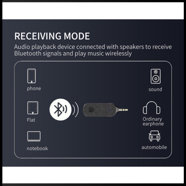 Thiết Bị Nhận Tín Hiệu Bluetooth 5.1 Jack 3.5mm