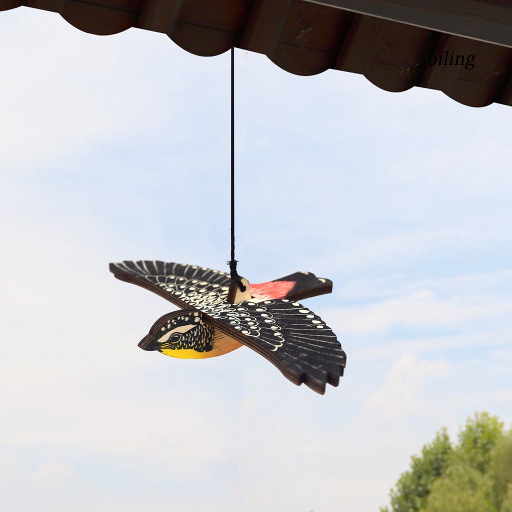 Phụ Kiện Treo Tường Bằng Gỗ Hình Chim Độc Đáo Trang Trí Nhà Cửa