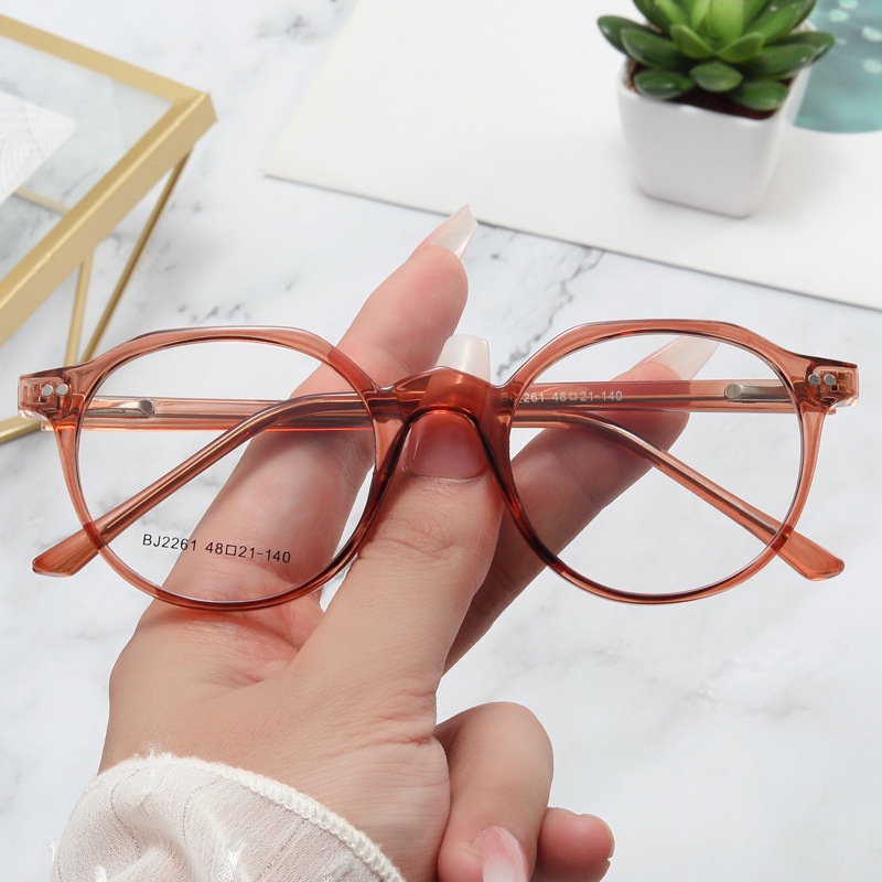 Mắt Kính Gọng Trơn Thời Trang Hàn Quốc Cá Tính