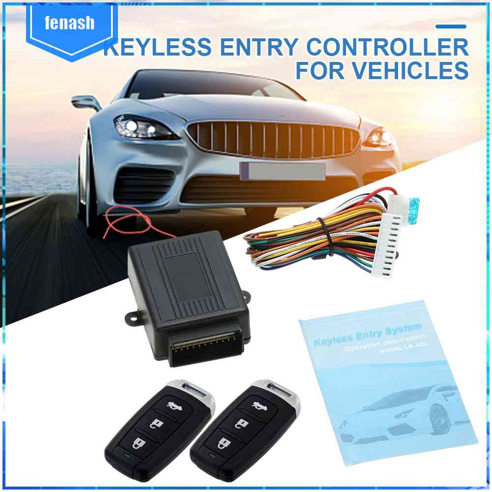 Hệ Thống Khóa Cửa Xe Hơi Có Đèn Nhấp Nháy 12V