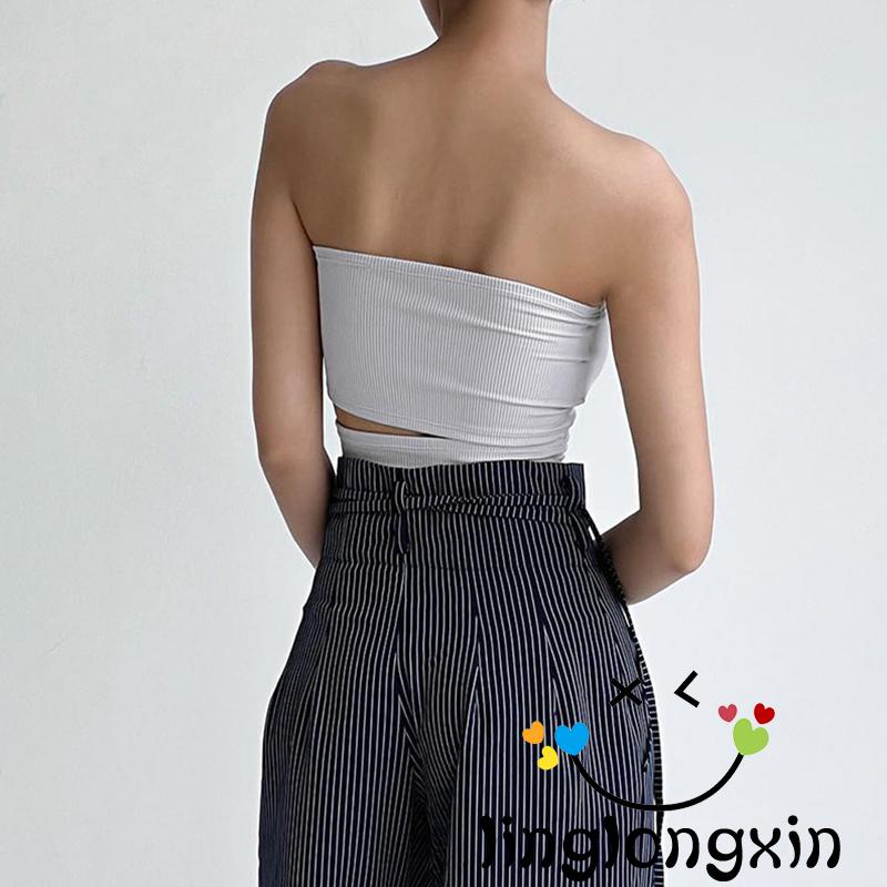 Áo Croptop Chất Thun Co Dãn Thời Trang Đường Phố ZXY68