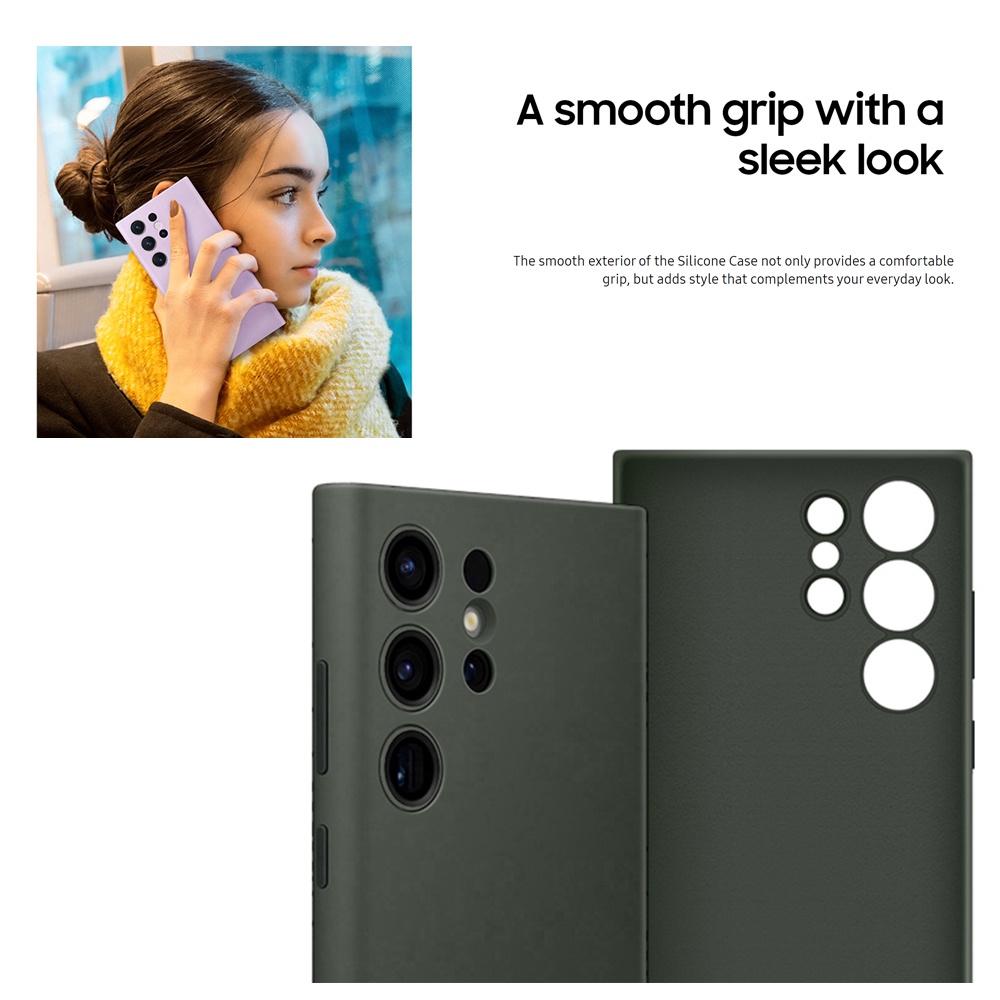Ốp Silicon Mềm Bảo Vệ Camera Cho Samsung Galaxy S23 Ultra S23 Plus
