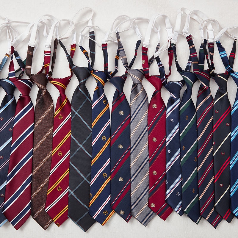 Cà Vạt Đồng Phục Học Sinh Nhật Bản Kẻ Sọc Thời Trang