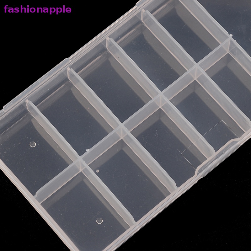 Hộp Rỗng Đựng Hạt Đá 10 / 11 Ngăn Trang Trí Móng Tay