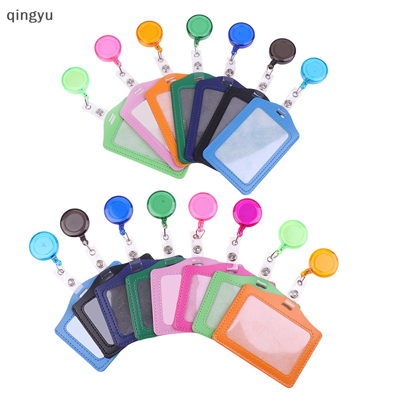 Ví Da PU Đựng Thẻ ID Có Dây Đeo Tiện Dụng Cho Nam Và Nữ