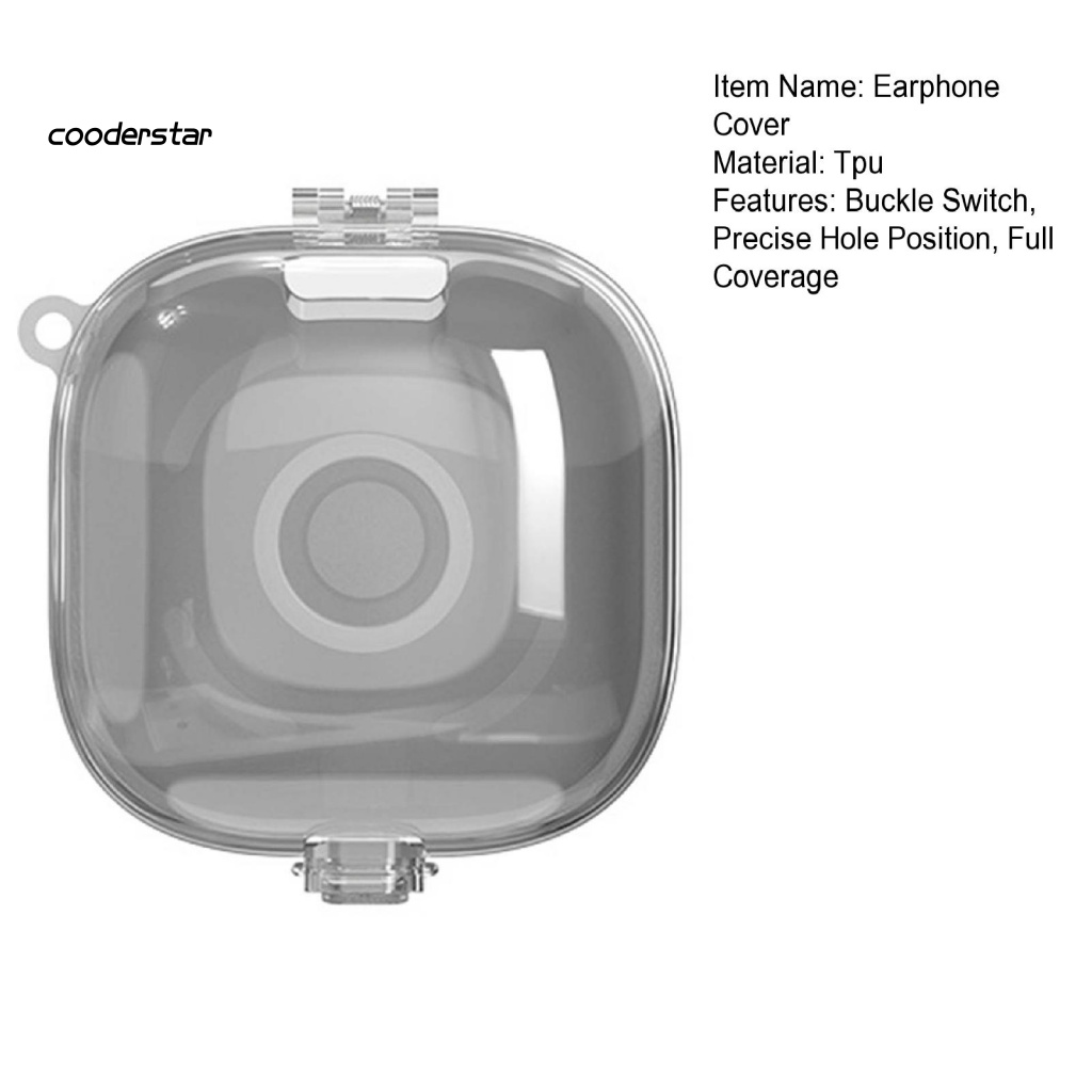 1 Set Vỏ Bảo Vệ Hộp Sạc Tai Nghe Nhét Tai Hai Lớp Chống Rơi Vỡ Màu Trong Suốt Cho Apple Magic Sound Fit Pro