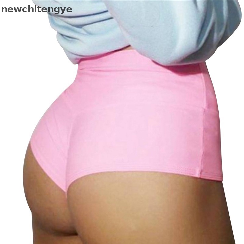Ncy Quần Short Mini Dáng Ôm Co Giãn Tập Thể Dục Thể Thao Chạy Xe Đạp Gợi Cảm Cho Nữ
