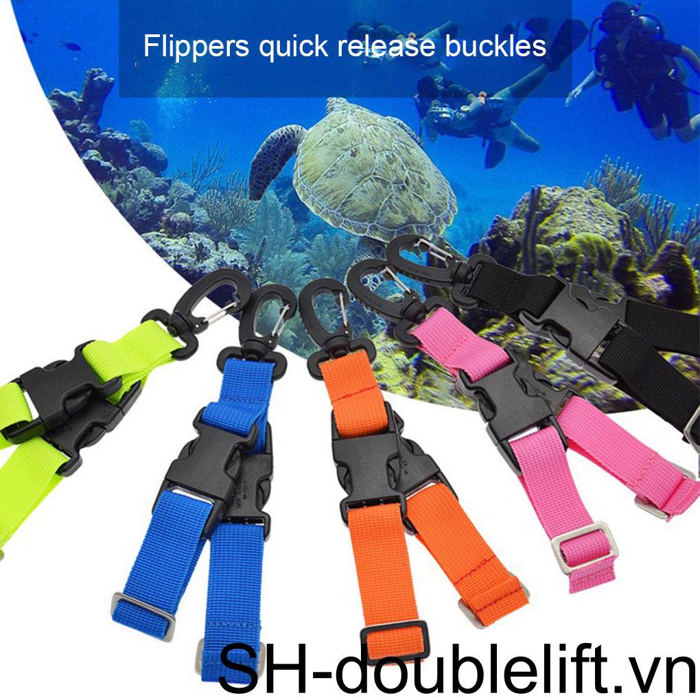 Dây Đeo Thiết Bị Lặn Chống Mài Mòn Tháo Lắp Nhanh Có Khóa Xoay Linh Hoạt