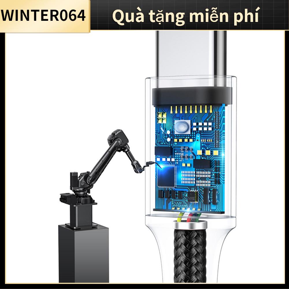 Winter064 Cáp Sạc USB 3 Trong 1 1.2 Mét Chống Mài Mòn Xe Đa Năng Cho Điện Thoại Di Động