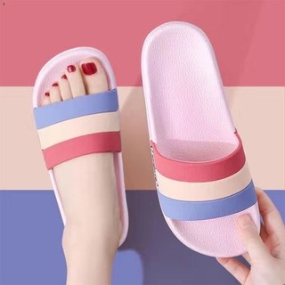 Dép Đi Trong Nhà Tắm Chống Trượt Mềm Mại Chống Thấm Nước Họa Tiết Cầu Vồng Thời Trang Cho Nữ