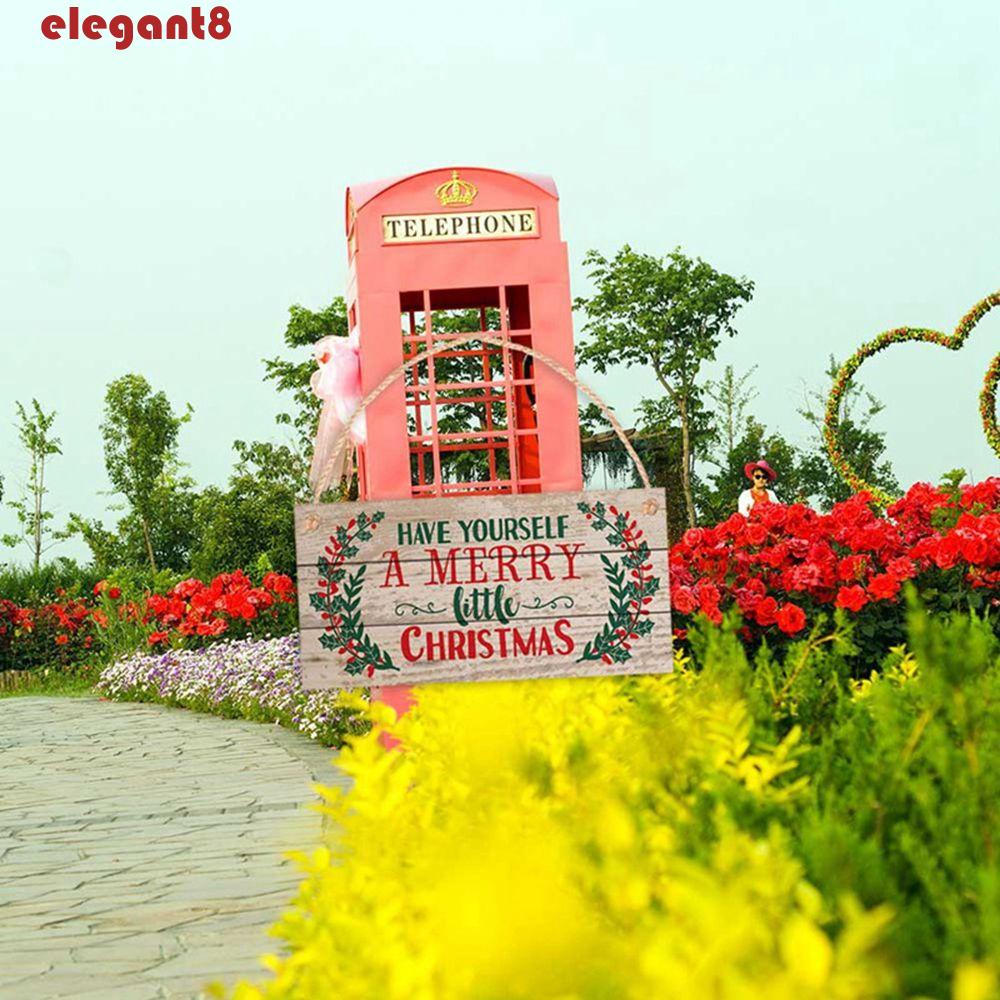 Bảng Gỗ Treo Trang Trí Cây Thông Noel