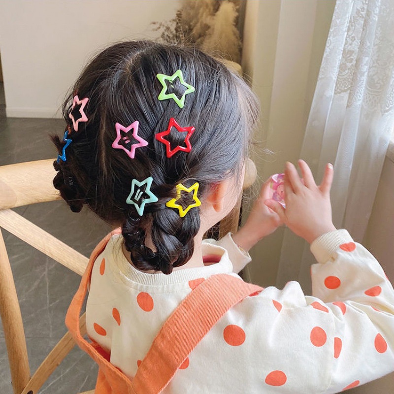 Kẹp Tóc BB / Y2K Hình Thỏ / Ngôi Sao Hoạt Hình Màu Kẹo Cho Bé Gái