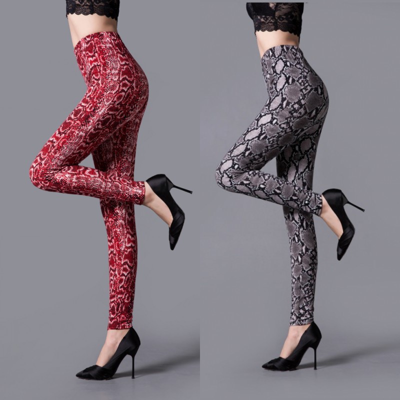Quần legging thể thao quần yoga nữ Quần Legging Thể Thao Nữ Co Dãn In Hình Thời Trang quần legging nữ dài