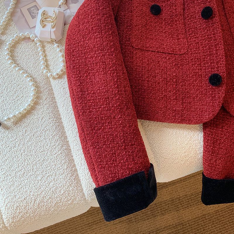 Áo Khoác Ôm Dáng Thời Trang Thu Đông Cao Cấp Cho Nữ