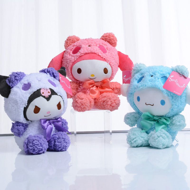 Thú Nhồi Bông Sanrio Kuromi MY Melody Pachacco 25cm Mềm Mại Đáng Yêu