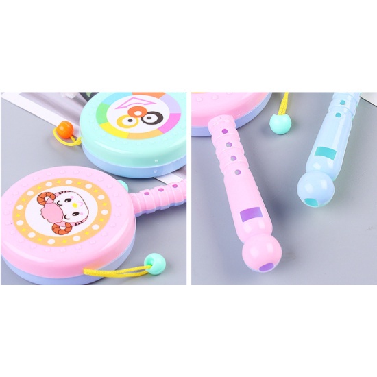 Trống lắc hình động vật cho bé.