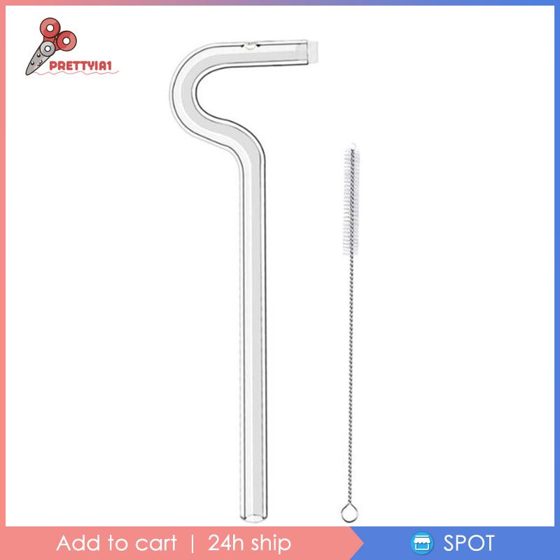 Ống Hút Thủy Tinh Trong Suốt Prettyia1 Tiện Dụng