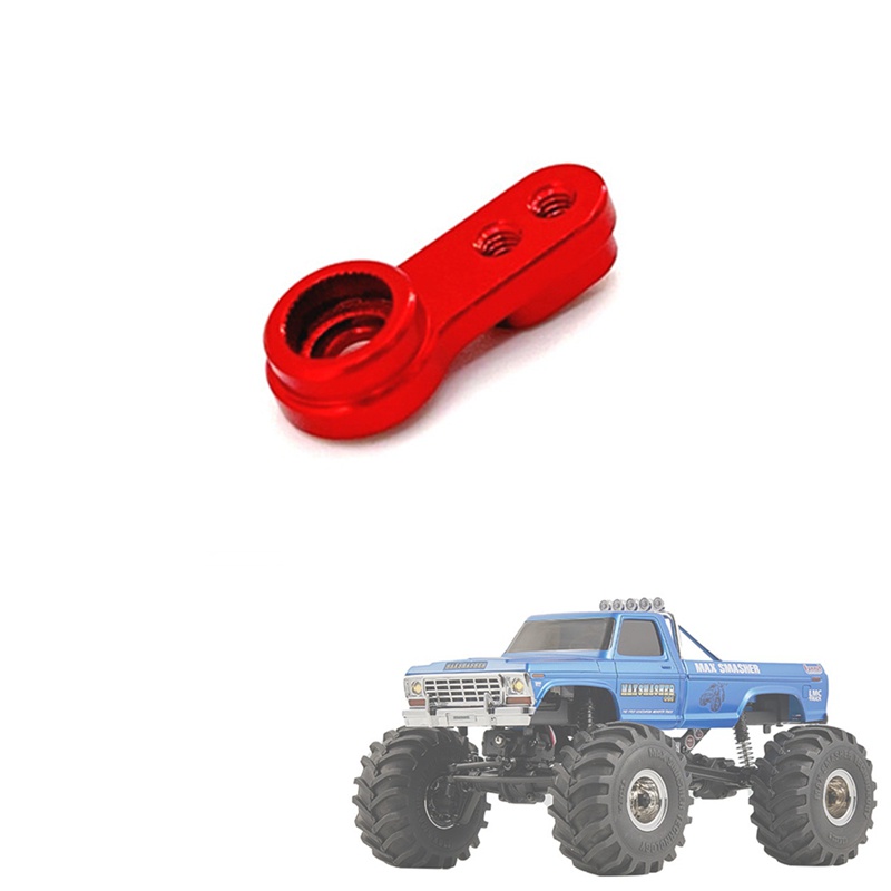 1 Cánh Tay Servo Bằng Kim Loại Màu Đỏ Cho Xe Điều Khiển Từ Xa FMS FCX24 1 / 24