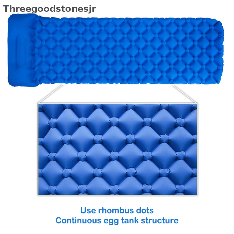 Nệm Bơm Hơi Tích Hợp Bơm Hơi Siêu Nhẹ Có Gối Tựa Đầu Cho Hoạt Động Ngoài Trời JR