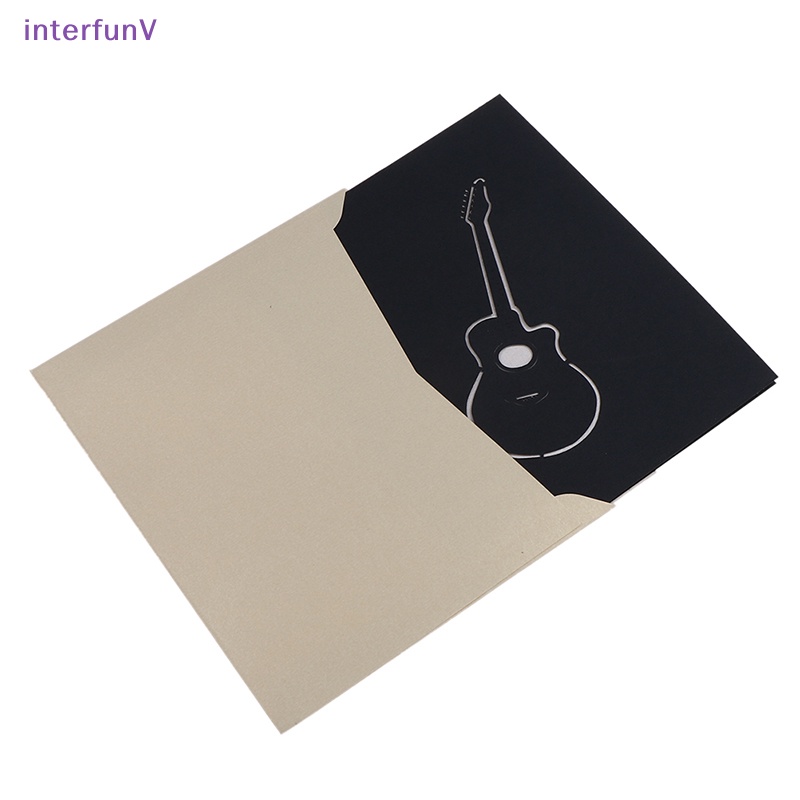 [InterfunV] Thiệp Hình Đàn GUITAR 3D Cổ Điển Bật Lên Hy Lạp Làm Quà Tặng Sinh Nhật Đám Cưới Sinh Nhật Bé