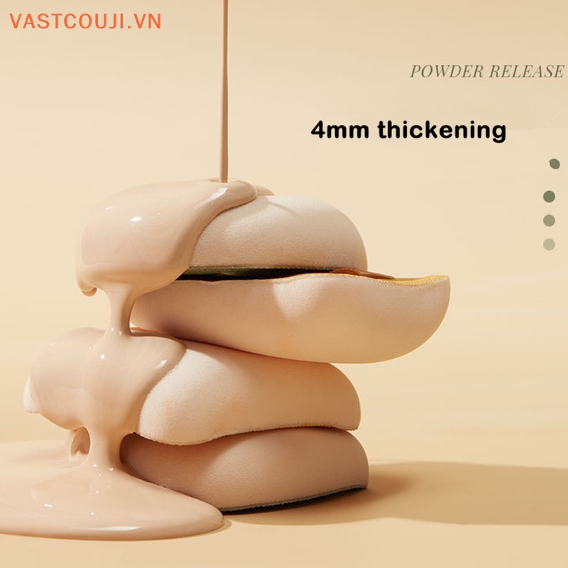 Mút Tán Trang Điểm Nền Che Khuyết Điểm Mềm Mại Dày Dặn Hình Giọt Nước VASTJI XL Dành Cho Nữ